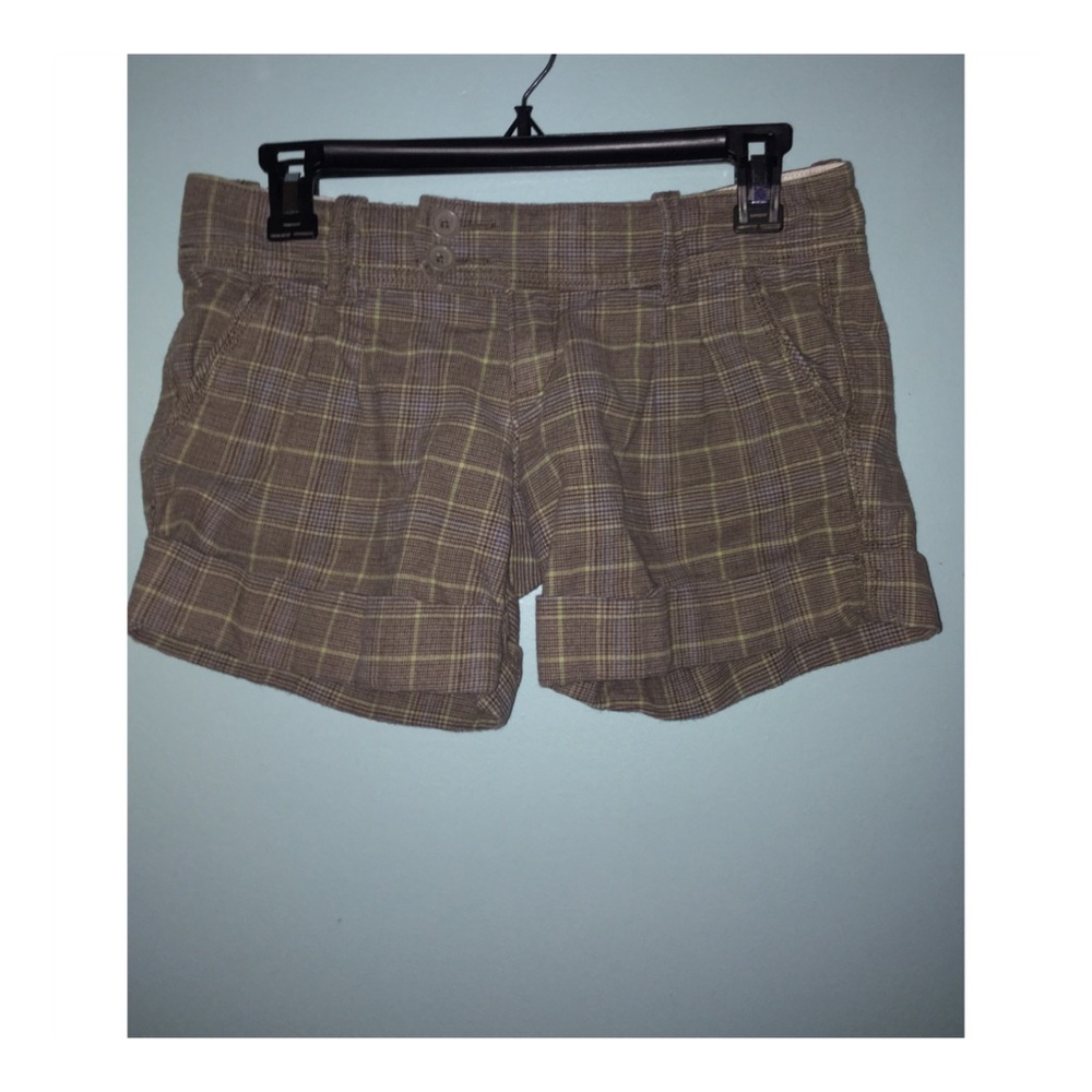 Abercrombie & Fitch Cutsie Kawaii Plaid Shorts